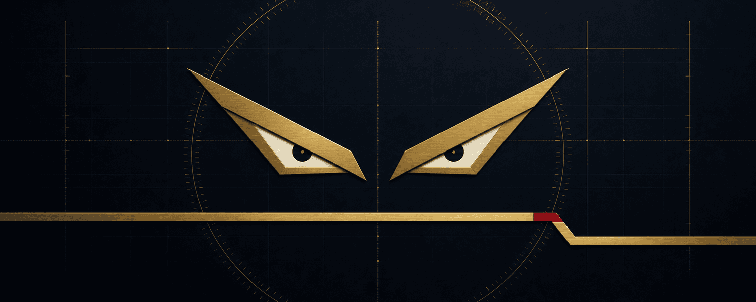 Guardian Project Margin eyes and gold margin line artwork